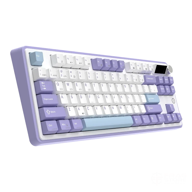 Ajazz AK870 Purple-White-Blue