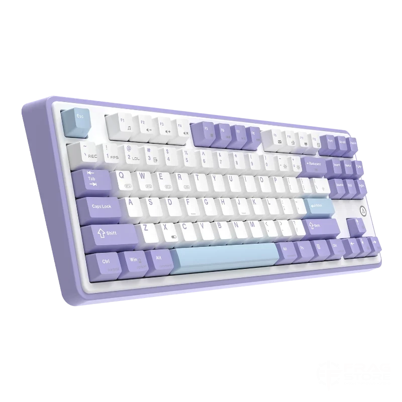 Ajazz AK870 Purple-White-Blue