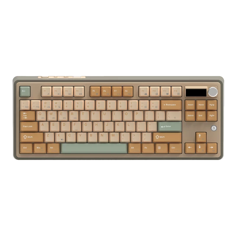 Ajazz AK870 Yellow-White-Cyan
